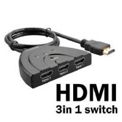 簡単スイッチ式HDMIセレクター HDMI切替機 3回路切替器 3入力1出力