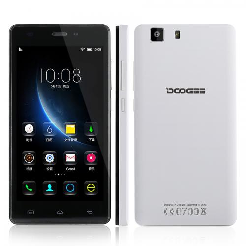 DOOGEE X5 Pro Dual SIM 2GB RAM スマートフォン 4G LTE MTK6735　ホワイト