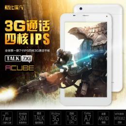 CUBE Talk7X四核 U51GT IPS液晶 3G BT GPS搭載 Android4.2