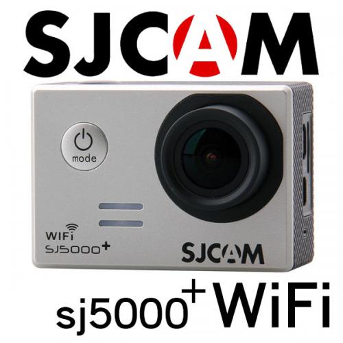 SJCAM SJ5000 Plus WiFiモデル 1080P シルバー GOPROにも負けない防水アクションカメラ ドライブレコーダー カーマウント、バイクマウント込 海やスポーツ、自転車に!