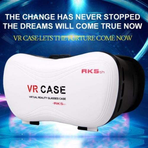 VR Case RK 5th 3DVRメガネ ヘッドレスト リモコン付 3.5- 6インチのスマートフォン対応