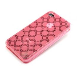 iPhone4ケース シリコンバブルジャケット ピンク
