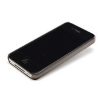 iPhone4ケース 着せ替えカバー(クリアタイプ)ブラック