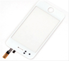 iPhone3GS用タッチパネル&フロントパネル ホワイト