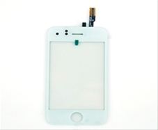 iPhone3GS用フロントパネルフルセット ホワイト