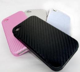 iPhone4 シルクツイル調デザインケース ピンク