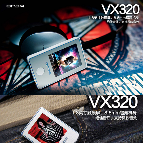ONDA VX320 4G タッチパネル対応MP3プレイヤー