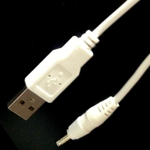USB充電可能 USB→DC電源ケーブル(外径3.5mm内径1.3mm)
