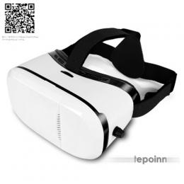Tepoinn 3D VRメガネ 超3D映像効果 3.5- 5.5インチのスマートフォン対応 ホワイト 予約受付中
