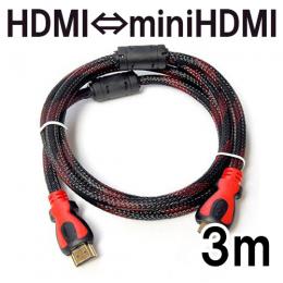 MiniHDMI - HDMI変換ケーブル 3m