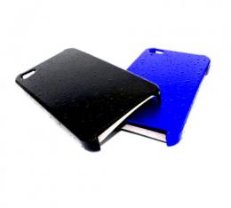 iPhone4 気泡柄 ハードケース ブルー