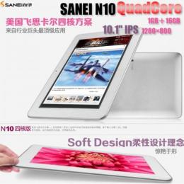 SANEI N10 四核(QuadCore) IPS液晶 BT搭載 Android4.0 ホワイト 訳あり