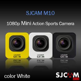 SJCAM M10 アクション　スポーツカメラ GOPROにも負けない HD出力対応 ホワイト 【ドライブレコーダー機能 防水カメラ 自転車 動画】